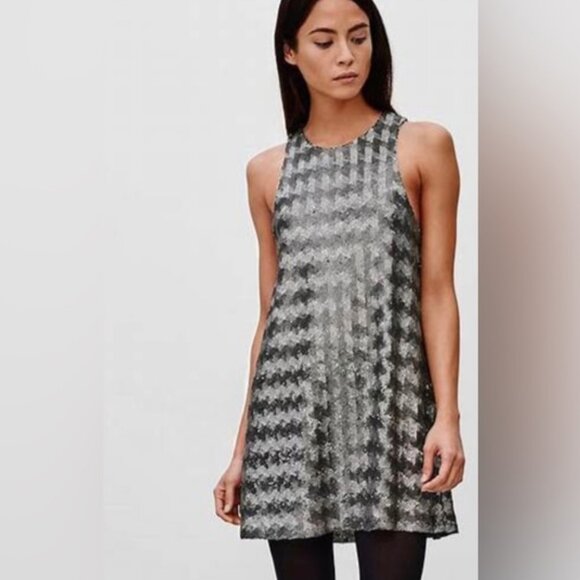 💛 GOLD Talulah (Aritzia) Canterbury mini dress (XS) - Picture 1 of 7